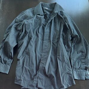 Apt. 9 Men's Black and Gray Casual Shirt